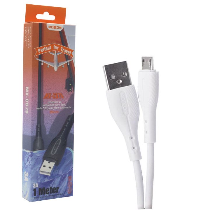 Moxom MX CB79 Micro USB Data Cable Trans Asia Cellular Pvt Ltd