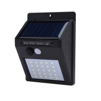 Solar Powered Motion Sensor Waterproof Outdoor Wall 20 LED Light