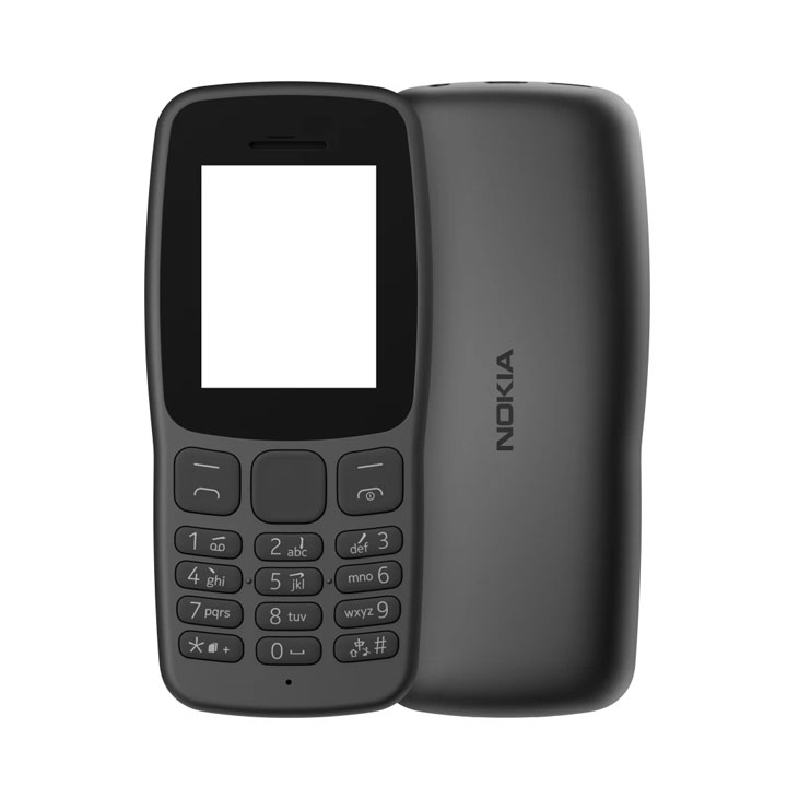 Housing For Nokia 106 2018 Black Trans Asia Cellular Pvt Ltd