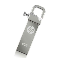 HP 8GB USB Flash Drive Metal - Silver