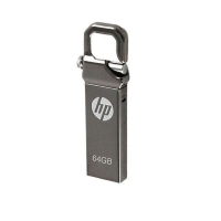 HP 64GB USB Flash Drive Metal - Silver