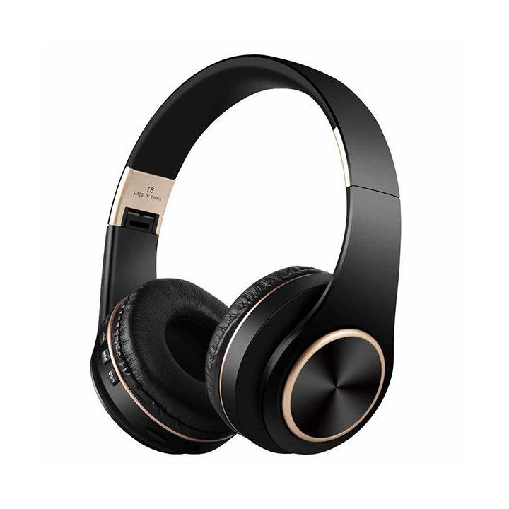 T8 Wireless Foldable Stereo Super Bass Mic TF Headphone | Trans Asia ...