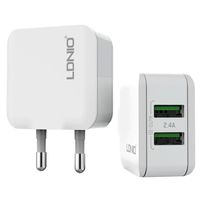 LDNIO A2201 2.4A Dual USB Charging Head With Type C Data Cable