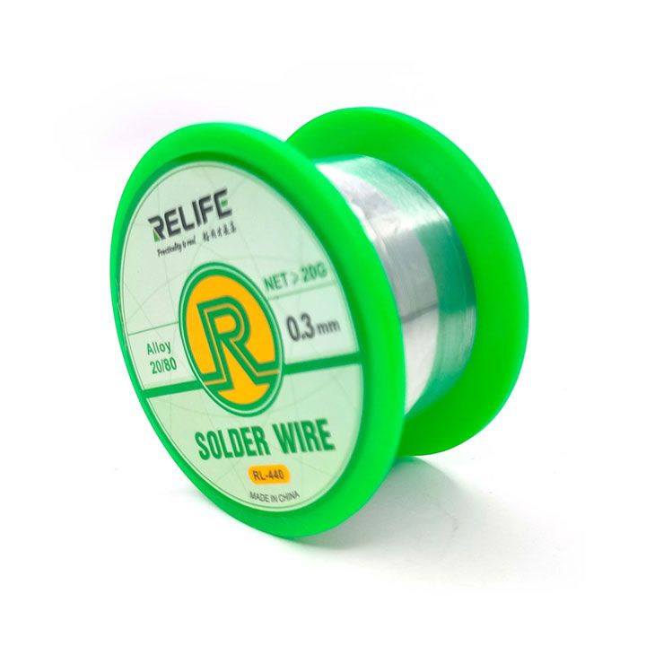 Relife RL-440 0.3mm Soldering Wire, Alloy 20/80 - 20g | Trans Asia ...