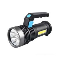 3W+ 2 in 1 Waterproof USB Rechargeable Handheld Torch LED Flashlights