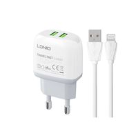 LDNIO A2219 12W Wall Charger With Lightning cable