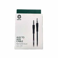 Green AUX to AUX Cable High Quality