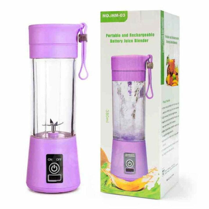 Portable HM03 Recharargeable Juice Blender  Trans Asia Cellular (Pvt) Ltd.  - Online Store