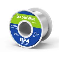 RF4 RF-058D 50g High Purity Solder Wire 63/37 Tin Lead Roll 0.8mm