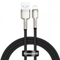 BASEUS Cafule Series Metal Data Cable USB To iPhone 1M 2.4A CALJK-A01