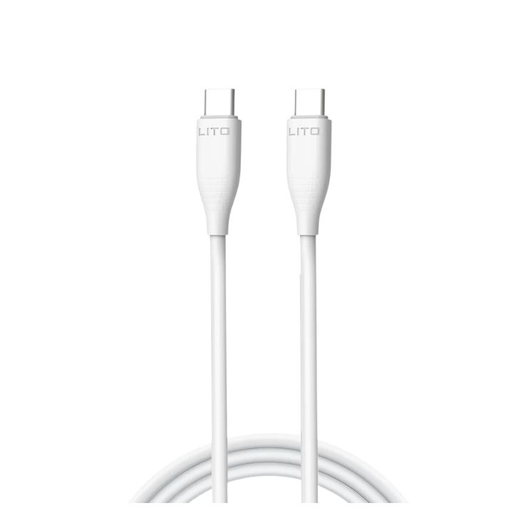 LITO LD03CC 2.4A Silicone Type C To Type C Data Cable