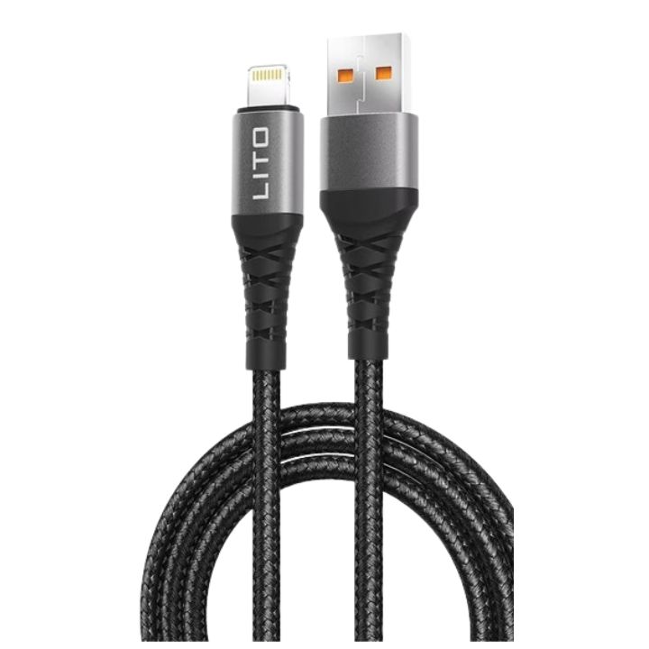 LITO LD022I Braided 2M Lightning USB Data Cable