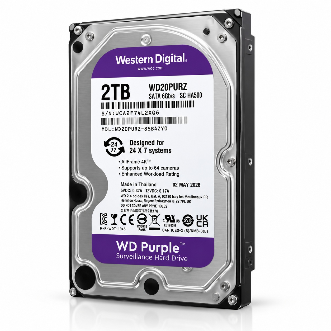 2TB Hard Disk (REFURBISHED)