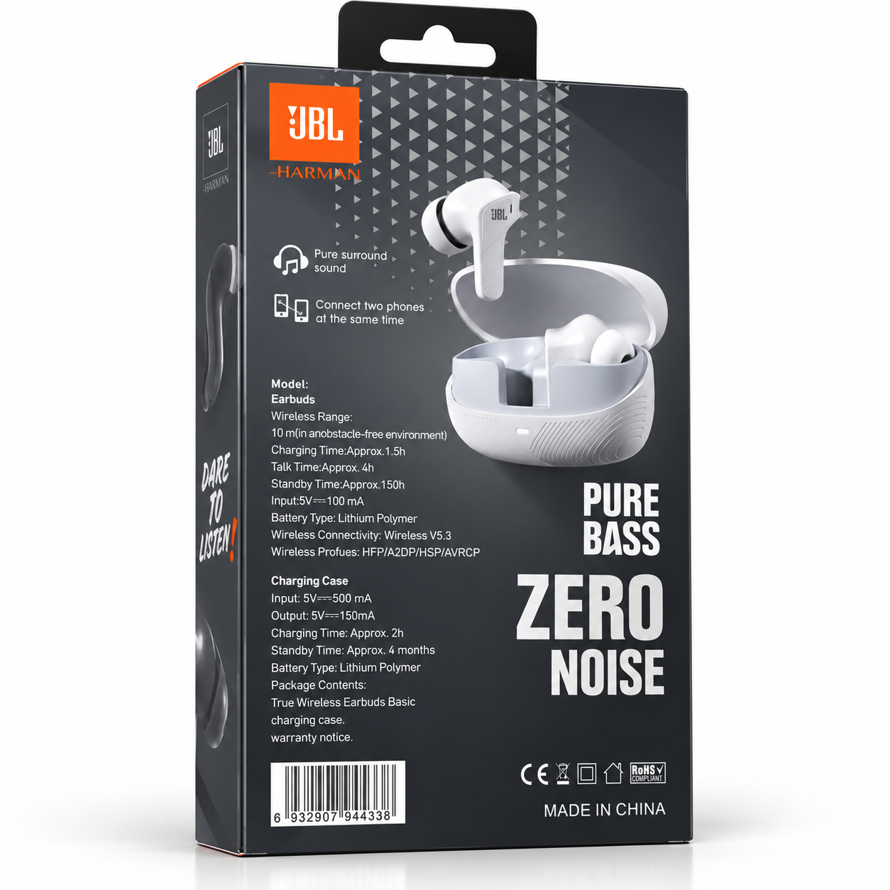 JBL Wave Flex 1 True Wireless Earbuds (High Copy) - Image 4