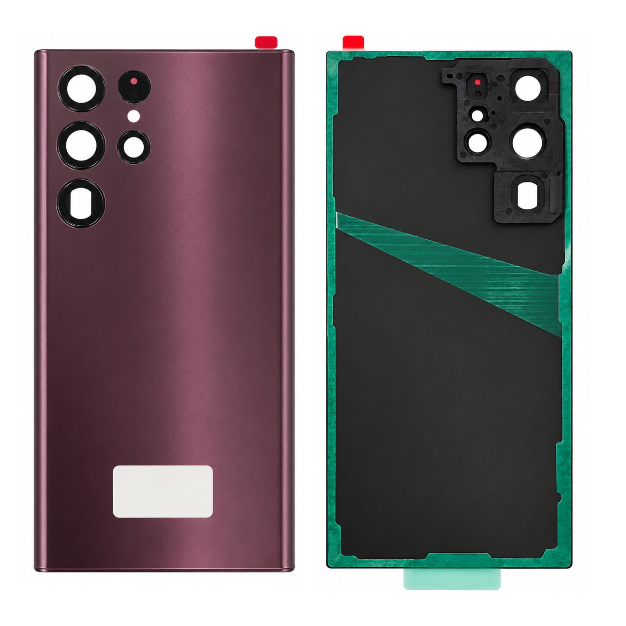 Samsung S22 ULTRA Back Glass Red Colour